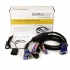StarTech.com Cable KVM SV215MICUSBA, 2x VGA/4x 3.5mm/4x USB Macho - 1x VGA/2x 3.5mm/2x USB Hembra, 80cm, Negro  4