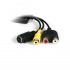 StarTech.com Cable USB A Macho - 2x S-Video/RCA Macho  3