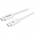 StarTech.com Cable Thunderbolt 3 USB-C Macho - USB-C Macho, 50cm, Blanco, para MacBook  1
