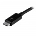 StarTech.com Cable Thunderbolt 3 USB C Macho, 1 Metro, Negro - Compatible con Thunderbolt, DisplayPort y USB  2