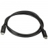 StarTech.com Cable Thunderbolt 3 USB C Macho, 1 Metro, Negro - Compatible con Thunderbolt, DisplayPort y USB  3