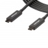 StarTech.com Cable Thunderbolt 3 Macho - USB-C Macho, 40 Gbit/s, 2 Metros, Negro  1