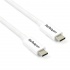 StarTech.com Cable Thunderbolt 3 USB-C Macho - USB-C Macho, 2 Metros, Blanco, para MacBook Pro  1