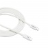 StarTech.com Cable Thunderbolt 3 USB-C Macho - USB-C Macho, 2 Metros, Blanco, para MacBook Pro  5