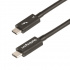 StarTech.com Cable Thunderbolt 4 Macho - Thunderbolt 4 Macho, 40 Gbit/s, 1 Metro, Negro  1