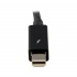 StarTech.com Cable Thunderbolt Macho - Thunderbolt Macho, 1 Metro, Negro - Imagen adicional 4