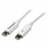 StarTech.com Cable Thunderbolt Macho - Thunderbolt Macho, 50cm, Blanco, para MacBook Pro a iMac  1