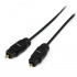 StarTech.com Cable Toslink Macho - Toslink Macho, 3 Metros, Negro  2