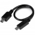 StarTech.com Cable Adaptador USB OTG, Micro USB Macho - mini USB Macho, 20cm, Negro  1
