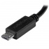 StarTech.com Cable Adaptador USB OTG, Micro USB Macho - mini USB Macho, 20cm, Negro  3