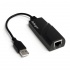 StarTech.com Adaptador Micro USB - RJ45, Negro  1