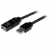 StarTech.com Cable USB 2.0 de Extensión Alargador Activo, USB A Macho - USB A Hembra, 15 Metros, Negro  1
