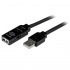 StarTech.com Cable de Extensión USB-A Macho - USB-A Hembra, 25 Metros, Negro  1