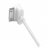 StarTech.com Cable USB A Macho - Apple 30-p Macho, Ángulo Hacia Abajo, 1 Metro, Blanco, para iPod/iPhone/iPad  5