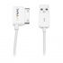 StarTech.com Cable Cargador Conector Dock 30-pin - USB A 2.0, Ángulo Derecho, 1 Metro, Blanco, para iPhone/iPod/iPad  1