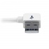 StarTech.com Cable USB A Macho - 30-pin Macho, Ángulo Izquierdo, 1 Metro, Blanco, para iPod/iPhone/iPad  6