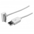 StarTech.com Cable Cargador Conector Dock 30-pin - USB A 2.0, Ángulo Hacia Abajo, 2 Metros, Blanco, para iPod/iPhone/iPad  3