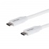 StarTech.com Cable USB 2.0 USB C Macho - USB C Macho, 2 Metros, Blanco  1