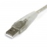 StarTech.com Cable USB A Macho - USB B Macho, 1.83 Metros, Transparente  2