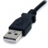 StarTech.com Cable USB A Macho - Conector Coaxial, 2 Metros, Negro  2