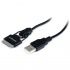 StarTech.com Cable USB2UBADC1M USB Macho - Apple Dock/Micro USB B Macho, 65cm, Negro  1