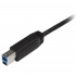 StarTech.com Cable USB-C Macho - USB-B Macho, 2 Metros, Negro  2