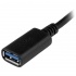 StarTech.com Adaptador USB 3.1 C -  USB 3.1 A, 15cm, Negro  3