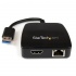 Startech.com Mini Replicador de Puertos Universal USB 3.0 - Mini Estación de Conexión con Ethernet Gigabit y HDMI  1