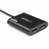 StarTech.com Adaptador USB 3.0 Macho - 2x DisplayPort Hembra, Negro  2