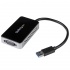 StarTech.com Adaptador USB 3.0 A Macho - USB 3.0 A Hembra, VGA, Negro  1