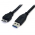 StarTech.com Cable USB 3.0 Super Speed, USB A Macho - Micro USB B Macho, 50cm, Negro  1