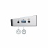 StarTech.com Docking Station para 2 Portátiles, 7x USB 3.0, 1x RJ-45, Negro/Plata  5