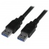 StarTech.com Cable USB 3.0 SuperSpeed A Macho - A Macho, 1.8 Metros, Negro  1
