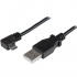 StarTech.com Cable USB - Micro USB con Conector Acodado a la Derecha, 2 Metros, Negro  1