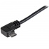 StarTech.com Cable USB - Micro USB con Conector Acodado a la Derecha, 2 Metros, Negro  2