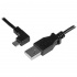 StarTech.com Cable USB A Macho - Micro USB B Macho Acodado a la Izquierda, 50cm, Negro  1