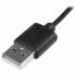 StarTech.com Cable Micro USB con LED Indicador de Carga, 1 Metro, Negro  3