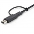 Startech.com Cable USB-C Macho - USB-C/USB-A Macho, 1 Metro, Negro  2