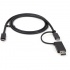 Startech.com Cable USB-C Macho - USB-C/USB-A Macho, 1 Metro, Negro  3