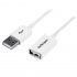 StarTech.com Cable USB 2.0 A Macho - USB A Hembra, 1 Metro, Blanco  1