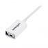 StarTech.com Cable USB 2.0 A Macho - USB A Hembra, 1 Metro, Blanco  3
