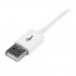 StarTech.com Cable de Extensión USB 2.0 A Macho - USB A Hembra, 2 Metros, Blanco  2