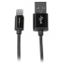 StarTech.com Cable de Carga Certificado MFi Lightning Macho - USB 2.0 Macho, 15cm, Negro, para iPod/iPhone/iPad  1