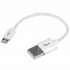 StarTech.com Cable de Carga Certificado MFi Lightning Macho - USB 2.0 Macho, 15cm, Blanco, para iPod/iPhone/iPad  2