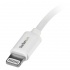 StarTech.com Cable de Carga Certificado MFi Lightning Macho - USB 2.0 Macho, 15cm, Blanco, para iPod/iPhone/iPad  3