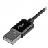 StarTech.com Cable de Carga Certificado MFi Lightning Macho - USB A 2.0 Macho, 1 Metro, Negro, para iPod/iPhone/iPad  3