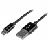 StarTech.com Cable de Carga Certificado MFi Lightning Macho - USB A 2.0 Macho, 1 Metro, Negro, para iPod/iPhone/iPad  4