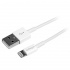 Startech.com Cable de Carga Certificado MFi USB A 2.0 Macho - Lightning Macho, 1 Metro, Blanco, para iPod/iPhone/iPad - Imagen adicional 2