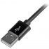 StarTech.com Cable de Carga Certificado MFi Lightning Macho - USB A 2.0 Macho, 2 Metros, Negro, para iPod/iPhone/iPad  4