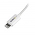 StarTech.com Cable de Carga Certificado MFi Lightning Macho - USB A Macho, 2 Metros, Blanco, para iPod/iPhone/iPad  4
